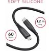 Swissten 71535010 USB-C (M) - Lightning (M), 60W, 1,2m, černý