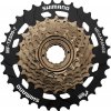 Shimano 7-kolesové MF-TZ500 14-34 zubov Megarange, hnedé/čierne
