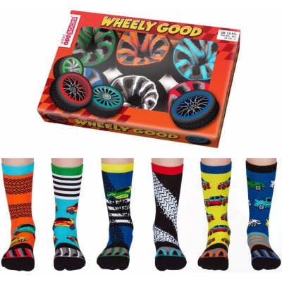 United Odd Socks Veselé ponožky pre deti United OddSocks Wheely Good