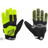 FORCE MTB Autonomy rukavice, čierna/žltá M