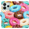 Flipové puzdro iSaprio - Donuts Pattern 02 - Xiaomi Redmi Note 14 5G