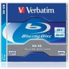 BD RE BluRay disk, prepisovateľný, 25GB, 1 2x, 1 ks, klasický obal, VERBATIM