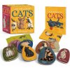 Running Press For the Love of Cats: A Wooden Magnet Set Miniature Editions