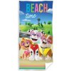 Carbotex Osuška Tlapková Patrola Čas na Plážování 70x140 cm