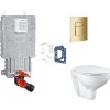 Grohe Uniset - Set predstenovej inštalácie, klozetu, dosky SoftClose, tlačidla Skate Cosmopolitan a súpravy na vhadzovanie tabliet, Cool Sunrise SANI15BB4122