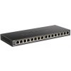 D-Link DGS-1016S 16-portový gigabitový ethernetový prepínač, bez ventilátora DGS-1016S/E