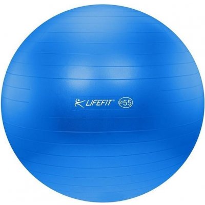 Gymnastická lopta LIFEFIT ANTI-BURST 55 cm, modrá