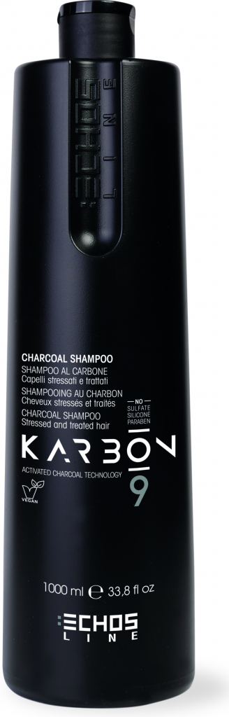 Echosline Karbon 9 Shampoo šampón s aktívnym uhlím 1000 ml