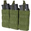 Condor Outdoor Molle trojitá na zásob. 3xM4 otvorená oliv