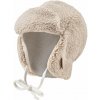STERNTALER Čiapka zimná teddy na zaväzovanie svetlá hnedá uni veľ. 45 cm - 6-9 m