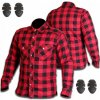 LEOSHI červená kevlarová košeľa 3XL