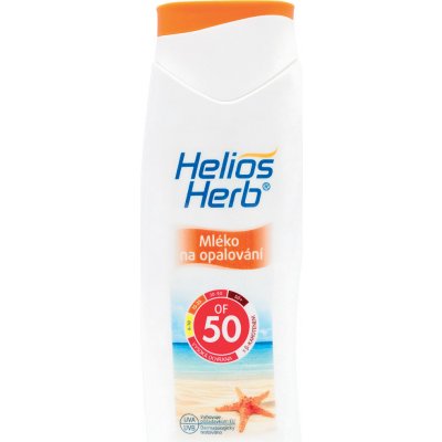 Helios Herb mlieko na opaľovanie SPF50 200 ml