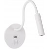 Brilagi Brilagi - LED Flexibilná nástenná lampa s USB portom MAYA LED/3W/230V biela BG1066 + záruka 3 roky zadarmo + záruka 3 roky zadarmo