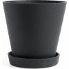 Malý kvetináč Hay s podstavcom 21,5 cm čierny