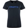 CRAFT CORE Essence Logo W 1911785 dámske tričko - modrá (396359) - L