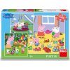 DINO Puzzle Prasiatko Peppa na prázdninách 3x55 dielikov