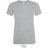 SOL´S REGENT / Dámske tričko s okrúhlym výstrihom - grey melange XXXL