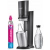 SodaStream Crystal 3.0 + sklenená fľaša 0.615 L + bombička
