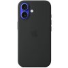 Apple silikónový zadný s MagSafe iPhone 16 Čierny MYY13ZM/A
