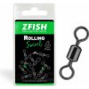 Zfish Obratlík Rolling Swivel Veľkosť 8 28kg 10ks (ZF-6230)