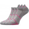 Voxx Avenar dámske športové ponožky 3 páry svetlo šedá