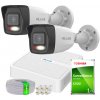 Hilook by Hikvision Sada na monitorovanie IP Full HD, 2 kamery IPCAM-B2-30DL, Hybrid Light, 4-kanálový PoE rekordér, MD 2.0 - HiLook od Hikvision