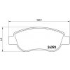 Sada brzdových platničiek, vždy 4 kusy v sade BREMBO P 68 049 (P68049)
