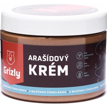 GRIZLY Arašidový krém s mliečnou čokoládou 500 g