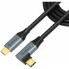 AKASA - Right Angle USB-C 100W PD Charging Cable (AK-CBUB68-10BK)