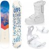 Gravity Mist 24/25 dámsky snowboard + Raven Fastec FT360 white viazanie + Raven Pearl white topánky - 149 cm + M (EU 39-42)
