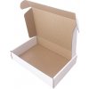 Poštová kartónová krabica, 3vrstvová, dĺžka 480 mm, šírka 340 mm, výška 43 mm, biela