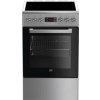 Sklokeramický sporák Beko FSM 57300 GX nerez