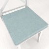 Biante Štvorcový podsedák BKW-212 Mätovo zelený žíhaný - 38x38x3 cm