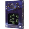 Q-Workshop Sada kostek Call of Cthulhu 7th Edition Dice Set Black and Green