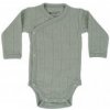 LODGER Hydrofilné zavinovacie body s dlhým rukávom Romper Tribe Silt Green