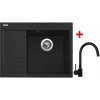 Sinks RIM 650 P Metalblack + Vitalia čierná matná