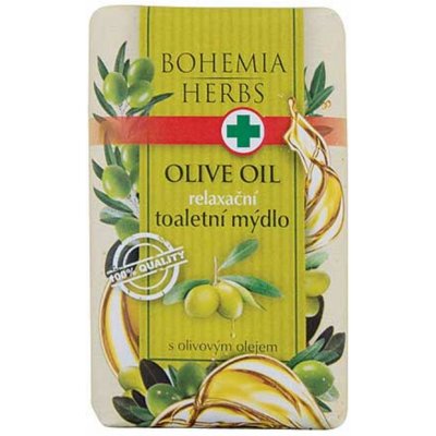 Bohemia Herbs Olivový olej, glycerín a extrakt z citrusov toaletné mydlo 100 g