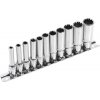 Hlavice nástrčné predĺžené, MULTI-LOCK, sada 11ks, CrV, EXTOL PREMIUM