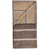 Hnedý/béžový bavlnený uterák 50x100 cm Sauna – Zone
