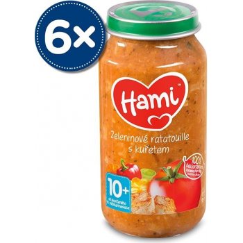 Hami Zeleninové ratatouille s kuraťom 6 x 250 g