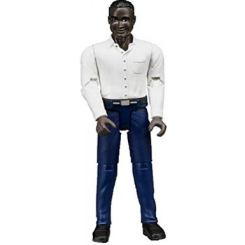 Bruder 60004 Bworld muž modré kalhoty bílá košile