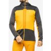 Mikina s kapucňou Haglofs ROC Flash Mid Hood - magnetite/sunny yellow