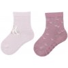 Sterntaler Ponožky protišmykové Husa ABS 2ks v balení fialová dievča