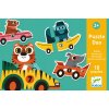 Djeco duo puzzle pretekárské autá DJ08148