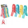 Škripec 4 ks na plážovú osušku, farby mix