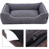 Ani - pet Sofa Mallorca Pelech Comfort - tmavošedá farba Veľkosť: 80 x 60cm