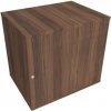 Hobis, Prídavná skriňa k stolu zámok, P, 80x75,5x60 cm, orech