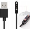 NABÍJAČKA KÁBEL 60CM USB PRE SMART HODINKY 4MM - 2 PINY