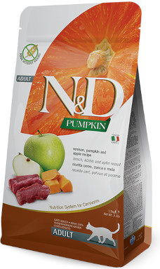 N&D cat GF Pumpkin Adult Venison Pumpkin and Apple 1,5 kg