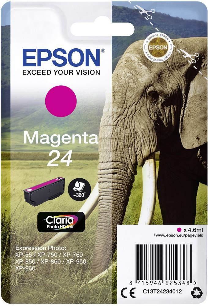 Epson 24 Magenta - originálny